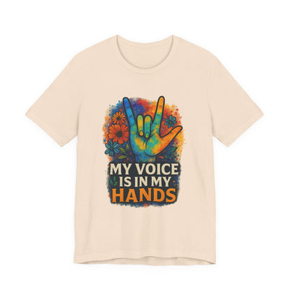 Colorful Hands Graphic Tee for Expression, Unisex T-Shirt, Casual Wear, Gift for Music Lovers, LGBTQ+ Pride Shirt
