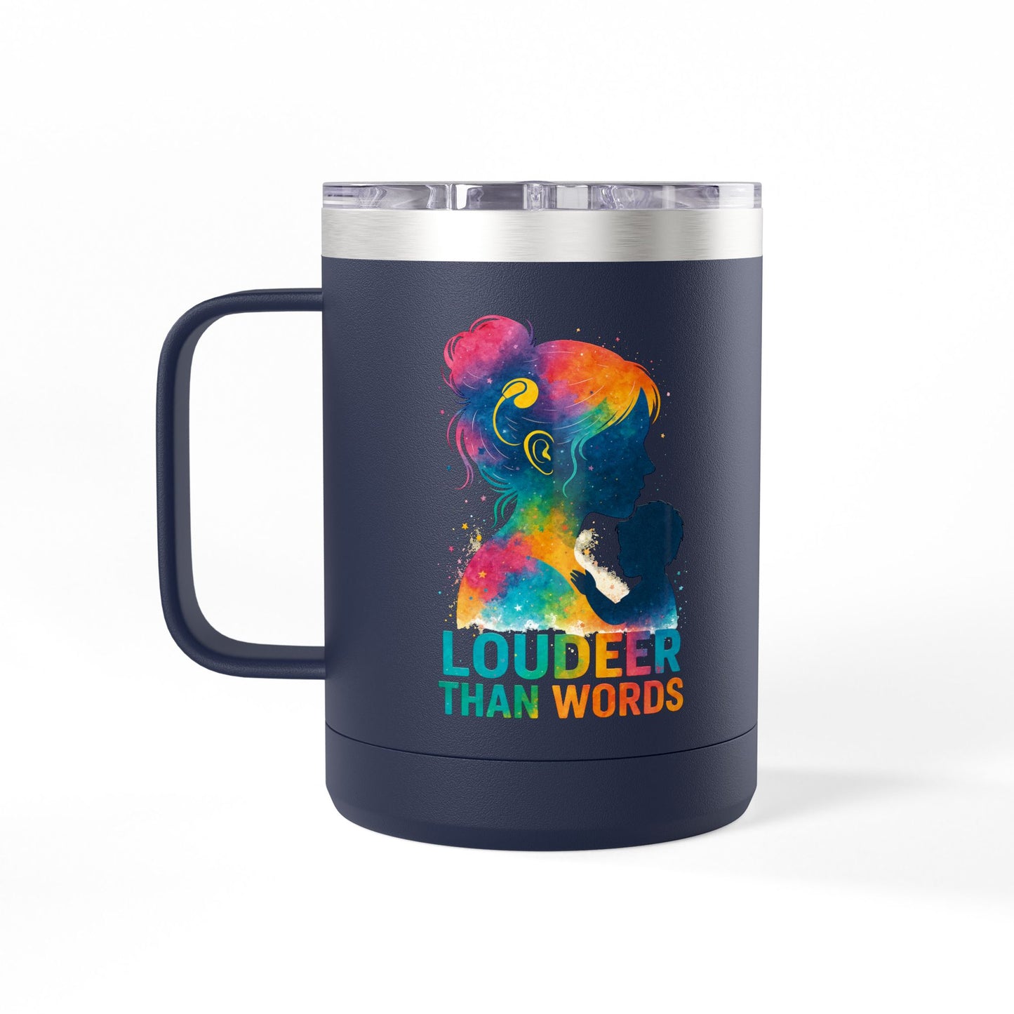 Fun Vibes Coffee Mug Tumbler - 15oz Personalized Gift for Coffee Lovers, Perfect for Home, Office, or Travel