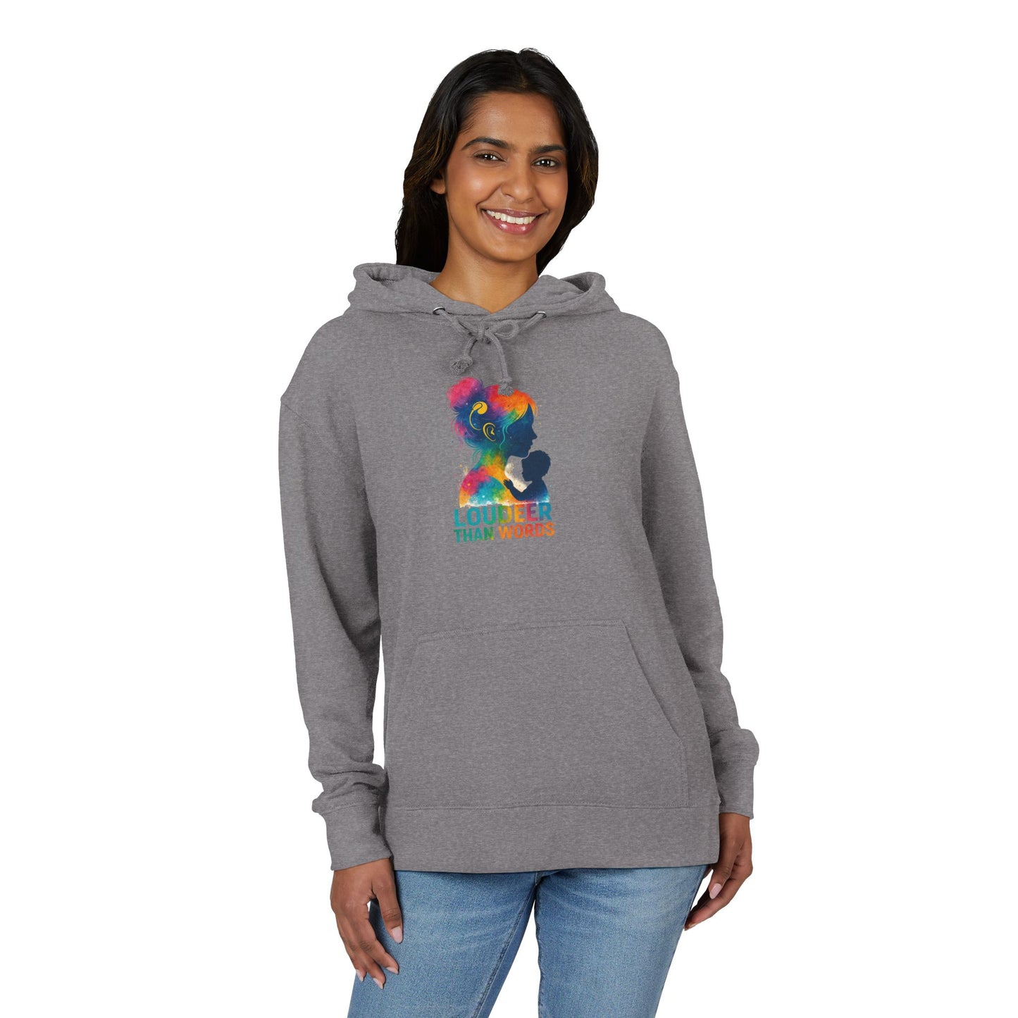 Unisex French Terry Hoodie: Embrace Diversity, Earth Design, Cozy Style, Perfect for Gifts, Casual Wear, Eco-Friendly Fashion