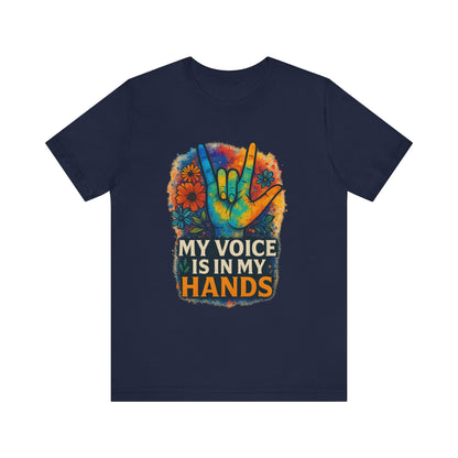 Colorful Hands Graphic Tee for Expression, Unisex T-Shirt, Casual Wear, Gift for Music Lovers, LGBTQ+ Pride Shirt