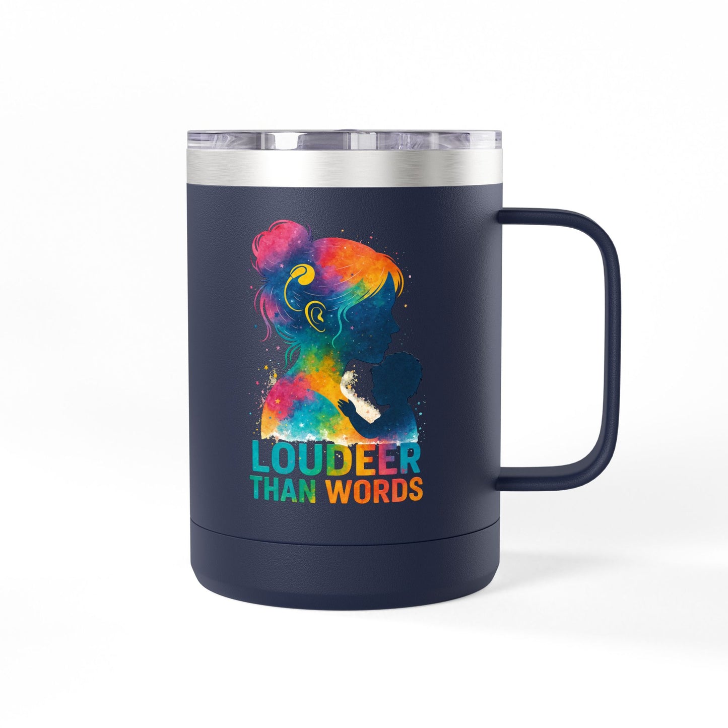 Fun Vibes Coffee Mug Tumbler - 15oz Personalized Gift for Coffee Lovers, Perfect for Home, Office, or Travel
