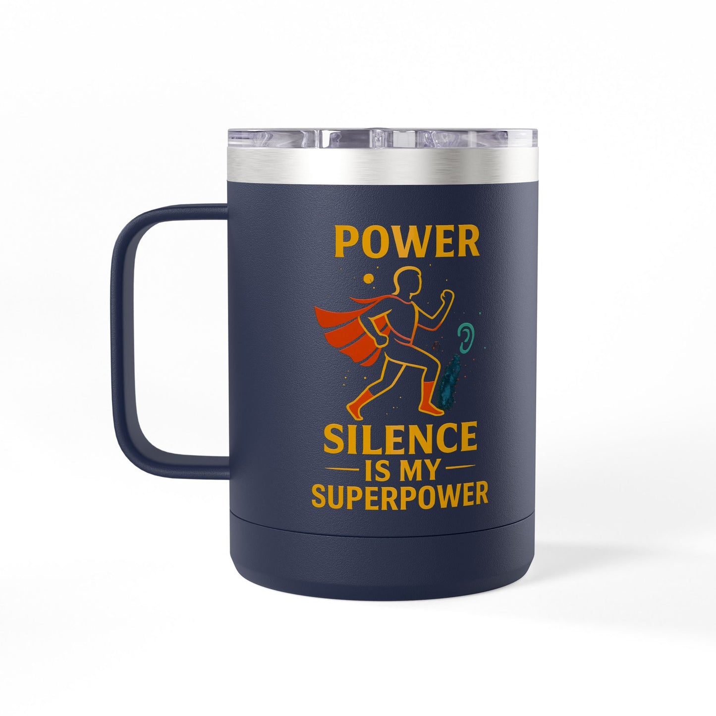 Fun Vibes Coffee Mug Tumbler - 15oz Personalized Gift for Coffee Lovers, Perfect for Home, Office, or Travel