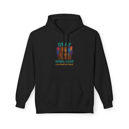 Heartfelt Music Hoodie - Unisex Soft Fleece Sweatshirt, Music Lover Gift, Valentines Day, Cozy Wear, Heartbeat Design, Comfort Apparel