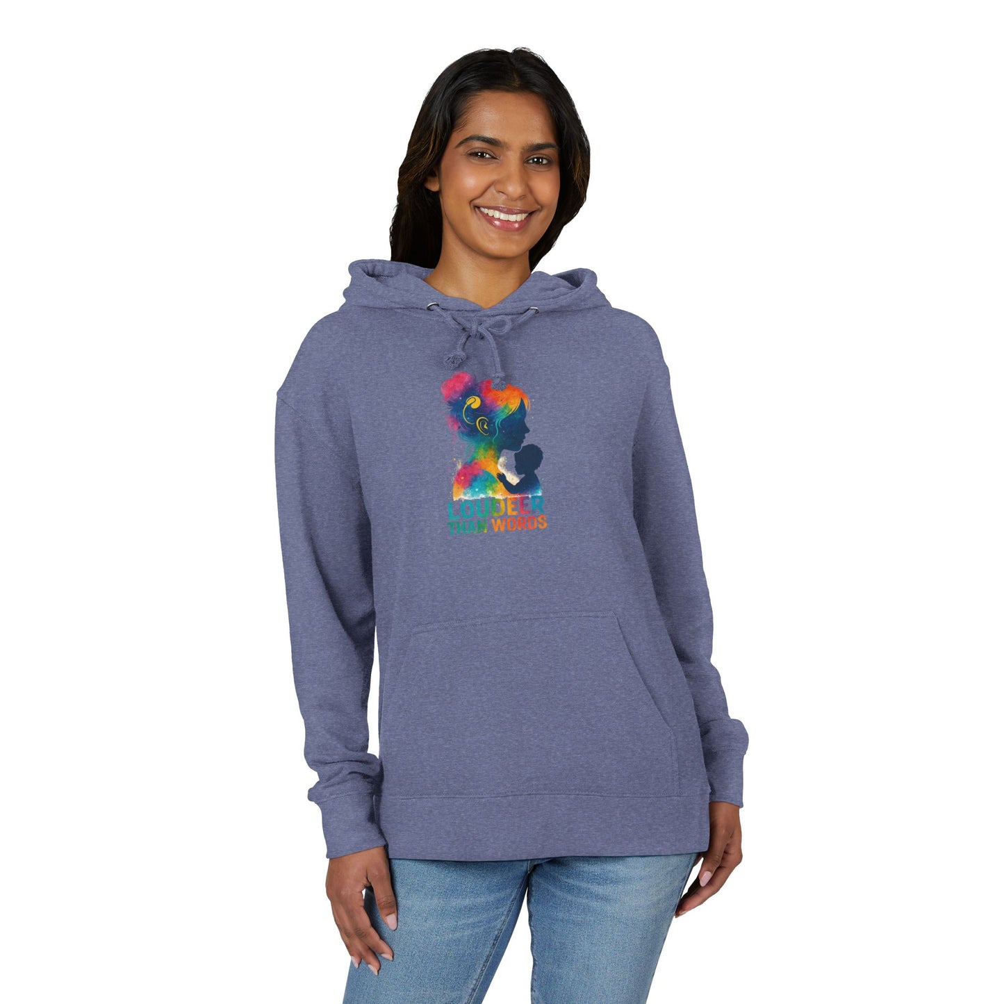 Unisex French Terry Hoodie: Embrace Diversity, Earth Design, Cozy Style, Perfect for Gifts, Casual Wear, Eco-Friendly Fashion