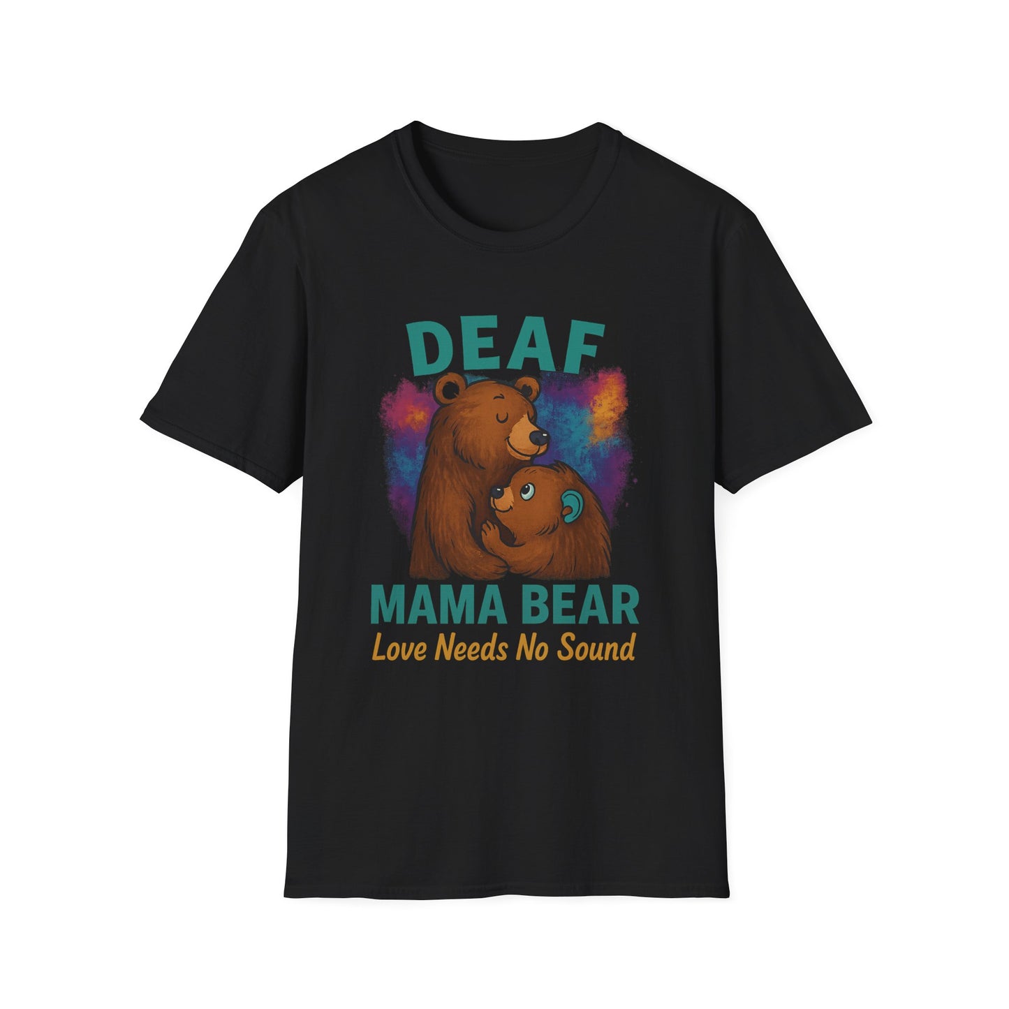 Colorful Heartbeat Unisex Softstyle T-Shirt - Perfect for Music Lovers, Gifts, Birthday, Valentine's Day, Casual Wear
