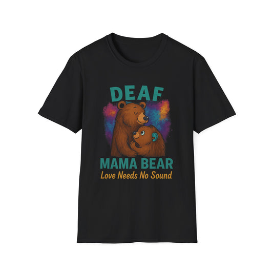 Colorful Heartbeat Unisex Softstyle T-Shirt - Perfect for Music Lovers, Gifts, Birthday, Valentine's Day, Casual Wear