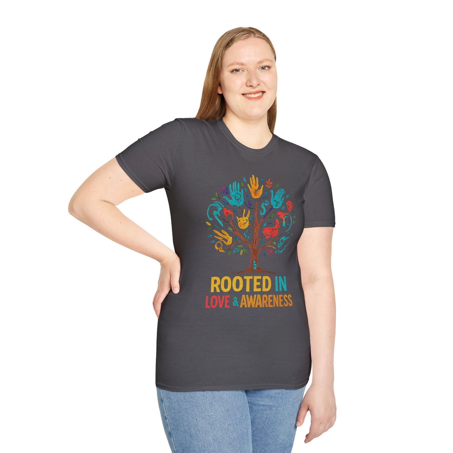 Colorful Heartbeat Unisex Softstyle T-Shirt - Perfect for Music Lovers, Gifts, Birthday, Valentine's Day, Casual Wear