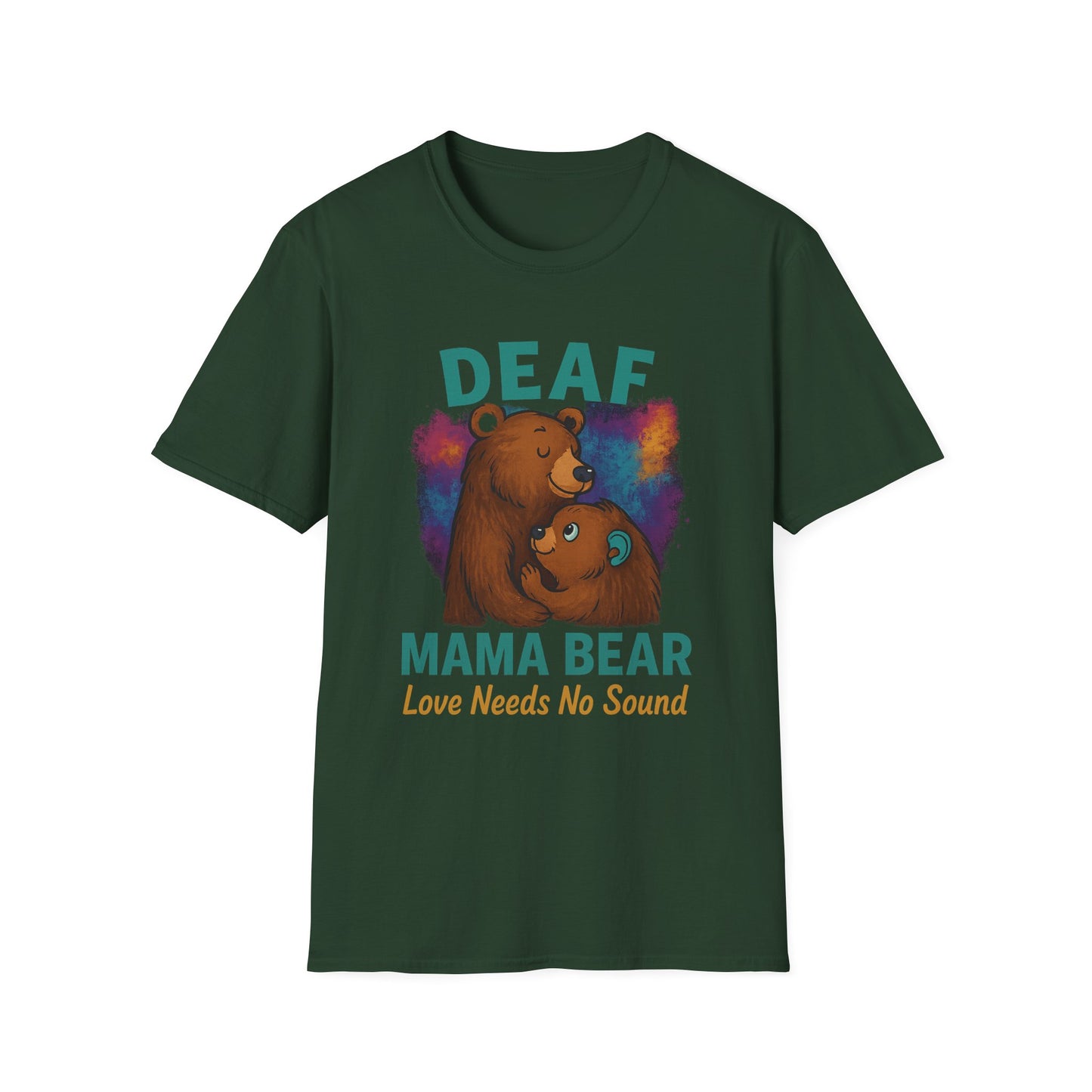 Colorful Heartbeat Unisex Softstyle T-Shirt - Perfect for Music Lovers, Gifts, Birthday, Valentine's Day, Casual Wear
