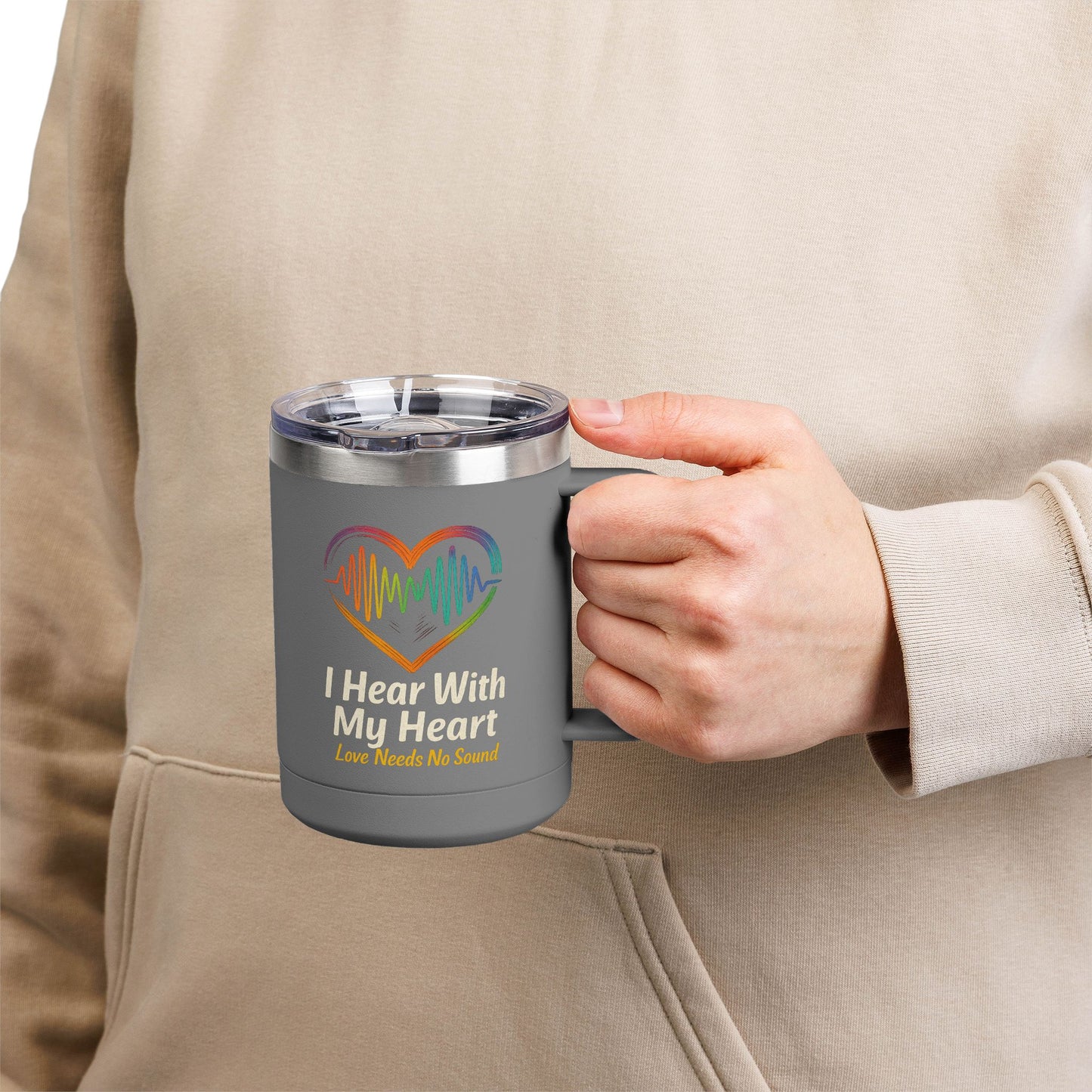 Fun Vibes Coffee Mug - 15oz Personalized Gift for Coffee Lovers, Perfect for Home, Office, or Travel