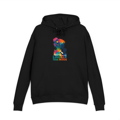 Unisex French Terry Hoodie: Embrace Diversity, Earth Design, Cozy Style, Perfect for Gifts, Casual Wear, Eco-Friendly Fashion