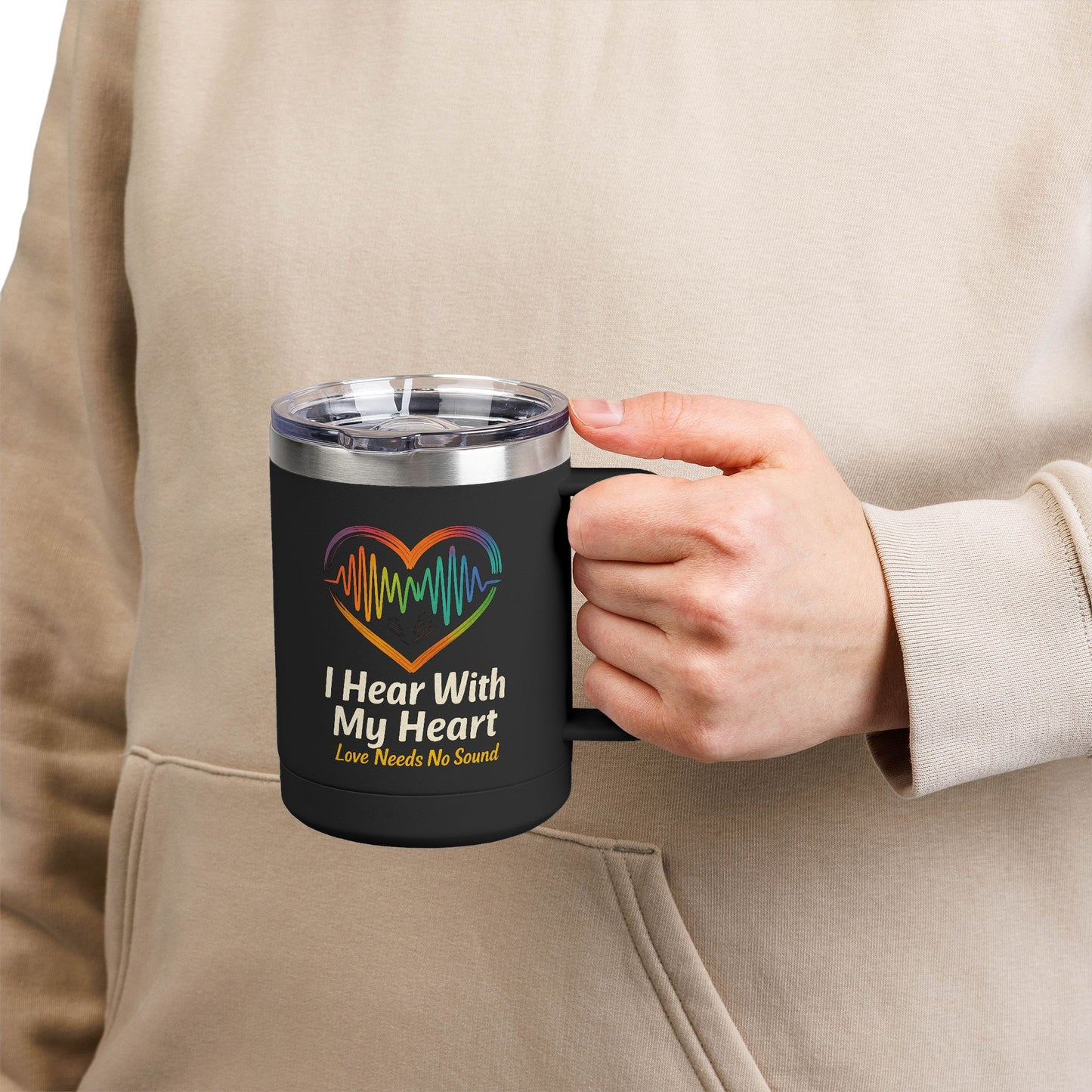 Fun Vibes Coffee Mug - 15oz Personalized Gift for Coffee Lovers, Perfect for Home, Office, or Travel