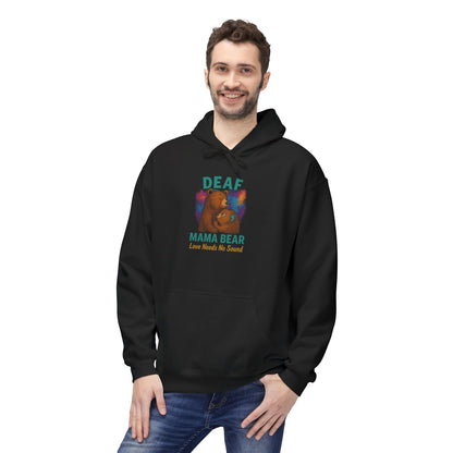 Heartfelt Music Hoodie - Unisex Soft Fleece Sweatshirt, Music Lover Gift, Valentines Day, Cozy Wear, Heartbeat Design, Comfort Apparel