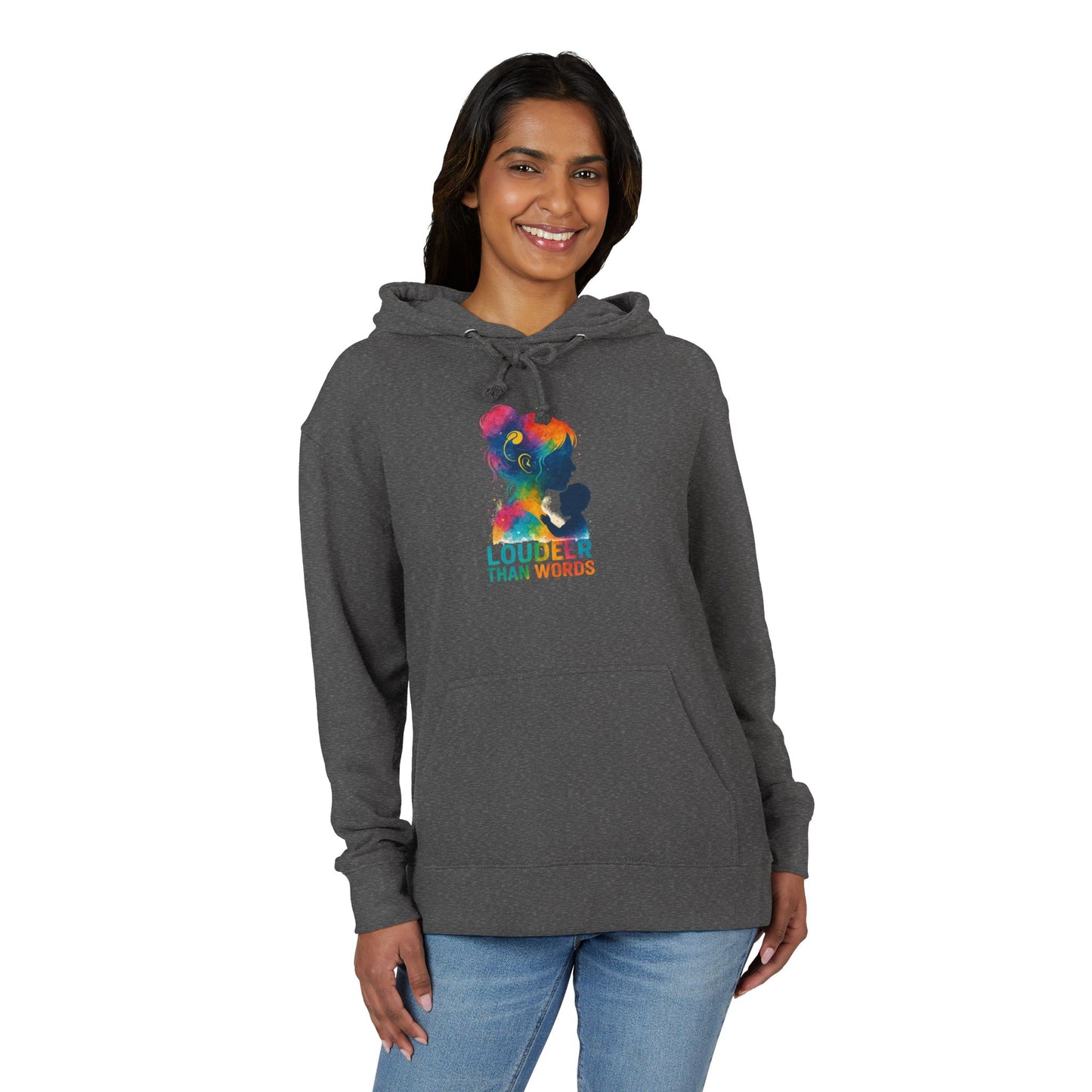 Unisex French Terry Hoodie: Embrace Diversity, Earth Design, Cozy Style, Perfect for Gifts, Casual Wear, Eco-Friendly Fashion