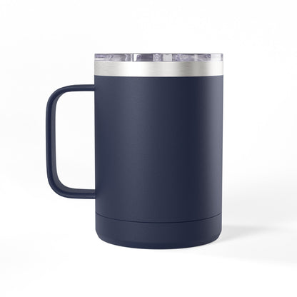Fun Vibes Coffee Mug Tumbler - 15oz Personalized Gift for Coffee Lovers, Perfect for Home, Office, or Travel